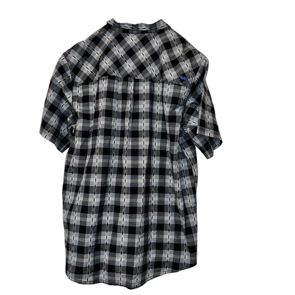 Mountain Khakis Shirt Men Black Gray Plaid Snap Button Up Rodeo Sz XL NWT - Picture 2 of 6